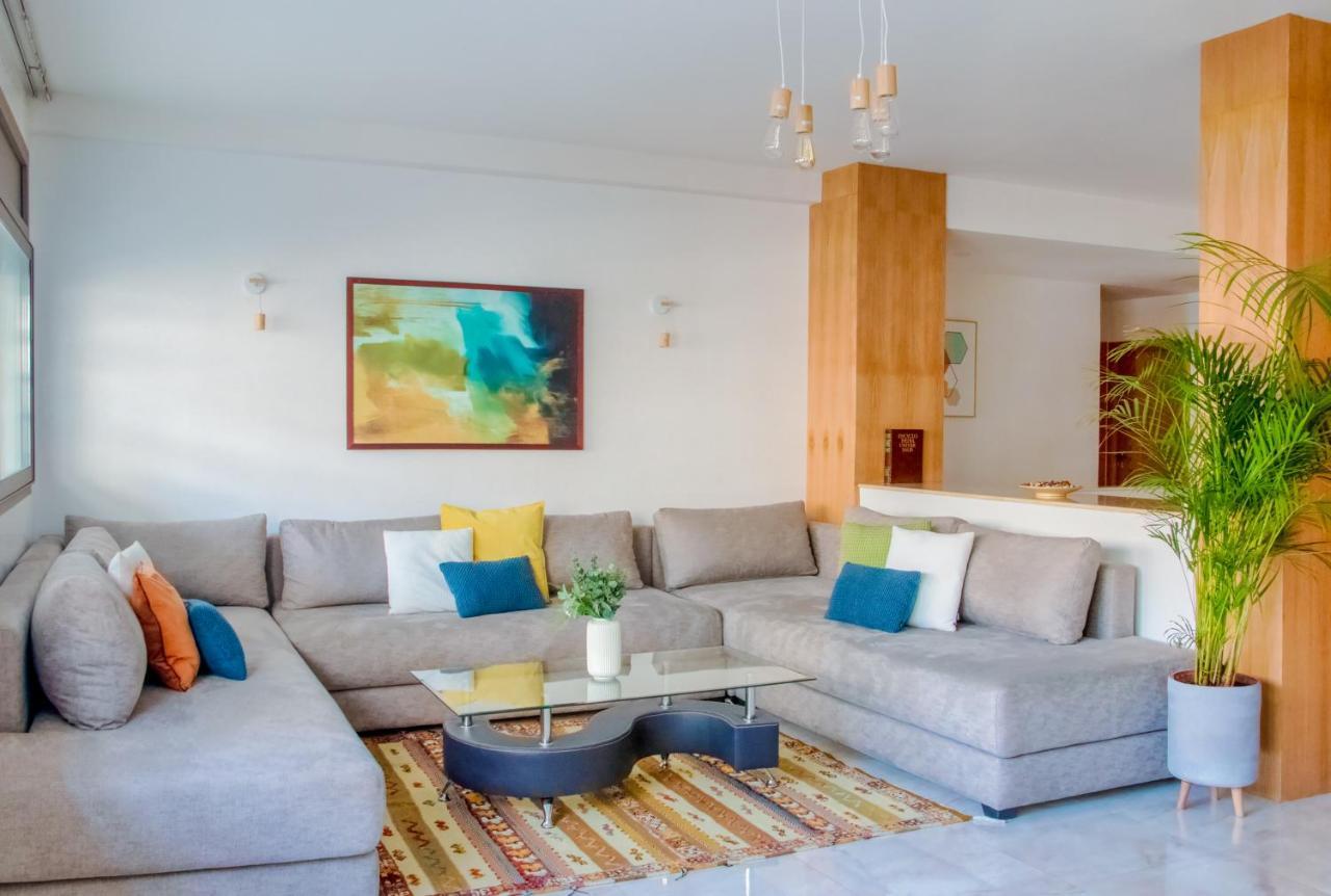 Luxury Apartment 3 Bedroom In The Heart Of Agdal Near Arribat Center Rabat Bagian luar foto