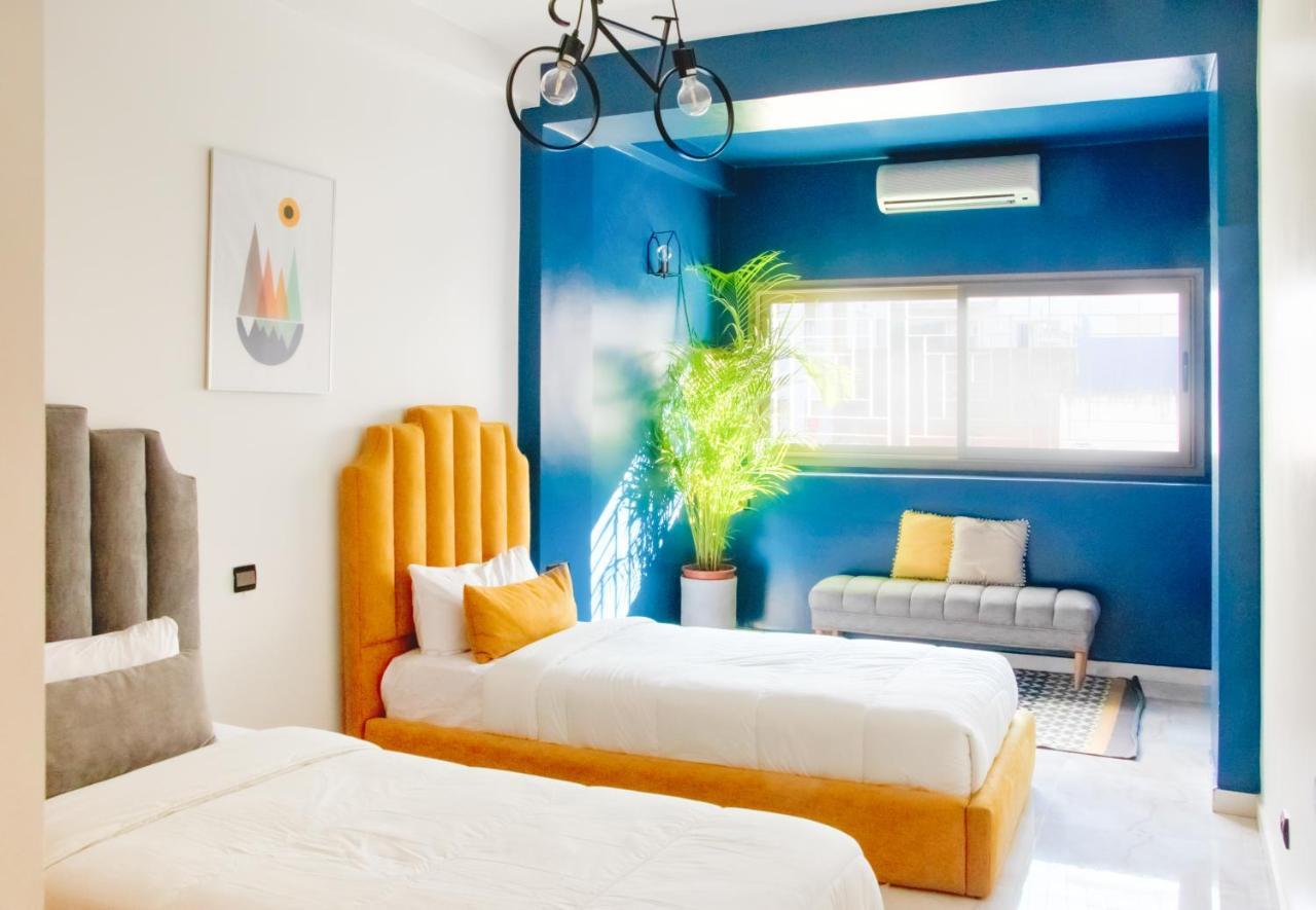 Luxury Apartment 3 Bedroom In The Heart Of Agdal Near Arribat Center Rabat Bagian luar foto
